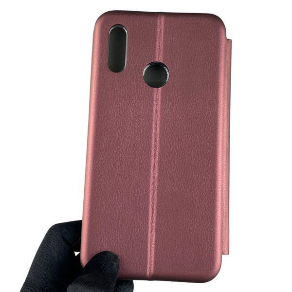 Чохол-книжка для Huawei P Smart 2019 з екошкіри із підставкою на хуавей п смарт 2019 бордова gd1 0013510 фото