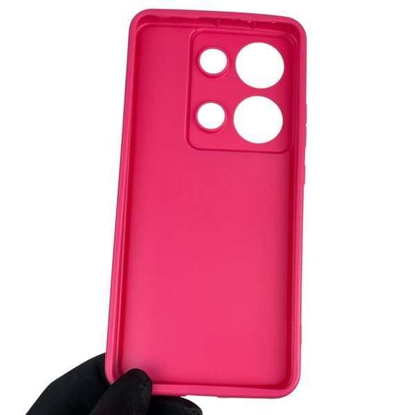 Чохол силіконовий оригінальний Soft Touch з 3D принтом мему сібу для Xiaomi Redmi Note 13 Pro 4G малиновий (Повний захист камери) 0047934 фото