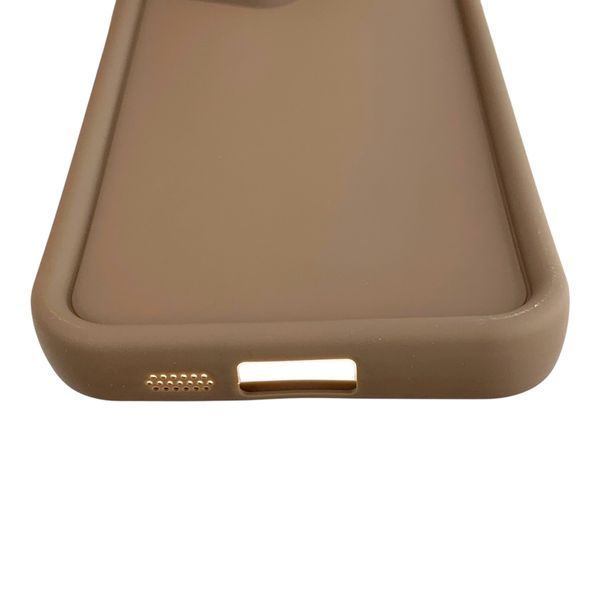 Чехол силиконовый Soft Touch для Samsung Galaxy S24 FE коричневый (Полная защита камеры) 0054098 фото