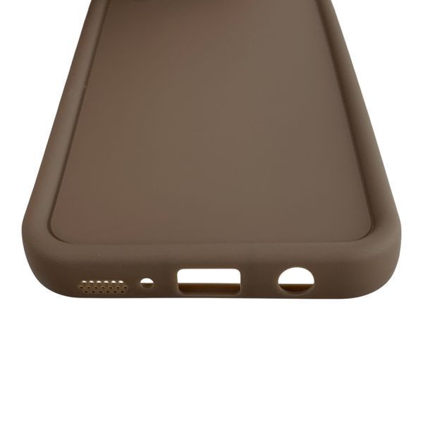 Чехол силиконовый Soft Touch для Samsung Galaxy A70 коричневый (Полная защита камеры) 0054003 фото