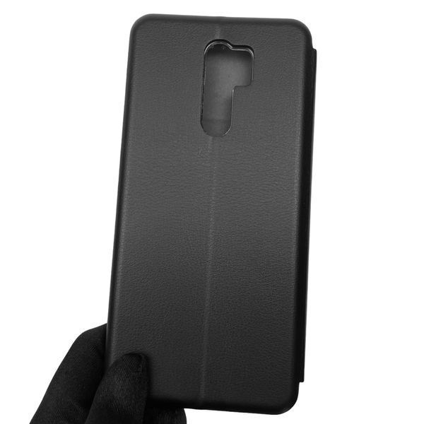Чохол-книжка для Xiaomi Redmi 9 з підставкою на сяомі редмі 9 чорна 0002097 фото
