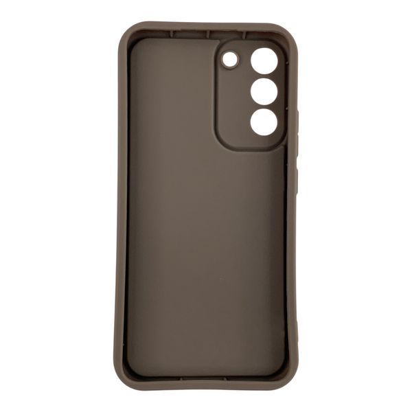 Чехол силиконовый Soft Touch с 3D принтом для Samsung Galaxy S22 Plus коричневый (Полная защита камеры) 0057701 фото