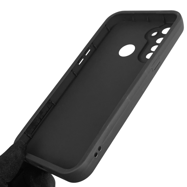 Чохол силіконовий Soft Touch з 3D принтом для Realme C3 чорний (Повний захист камери) 0041827 фото