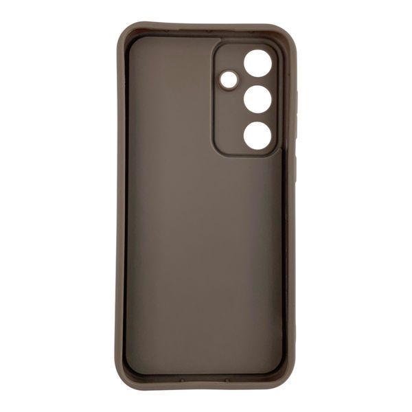 Чехол силиконовый Soft Touch для Samsung Galaxy S24 FE коричневый (Полная защита камеры) 0054098 фото