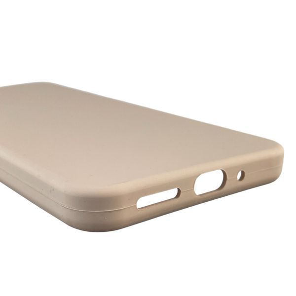 Чохол для Xiaomi Redmi 13C силіконовий з мікрофіброю нековзний на сяомі редмі 13с пудровий 0032595 фото