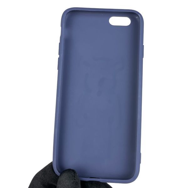 Чехол для Apple iPhone 6S детский с мишкой на айфон 6с тёмно-синий 0002690 фото