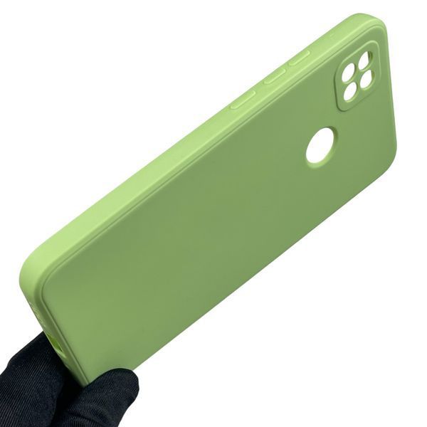 Чехол для Xiaomi Redmi 9C с квадратными гранями с защитой камеры на сяоми редми 9с фисташковый 0012764 фото