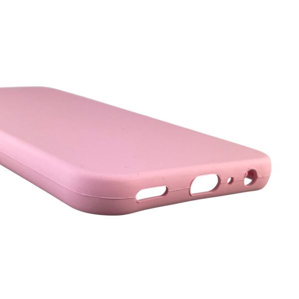 Чехол для Samsung Galaxy A24 (SM-A245F) силиконовый с микрофиброй нескользящий на самсунг а24 розовый 0031871 фото