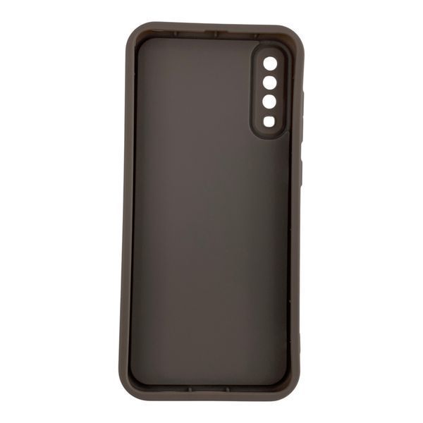 Чехол силиконовый Soft Touch для Samsung Galaxy A70 коричневый (Полная защита камеры) 0054003 фото