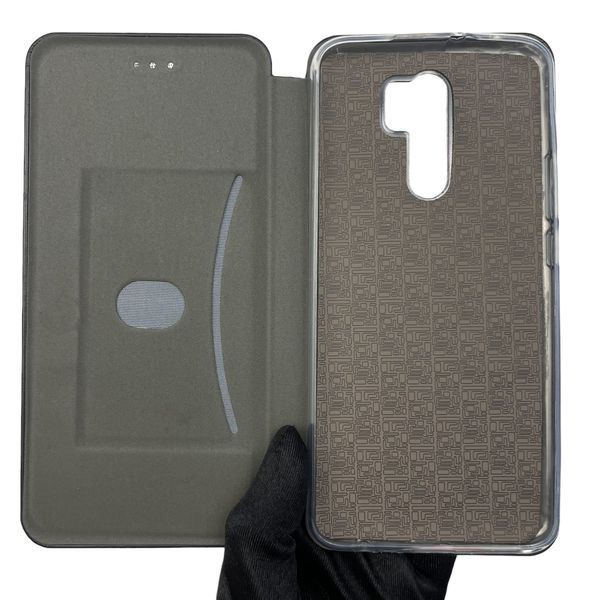 Чохол-книжка для Xiaomi Redmi 9 з підставкою на сяомі редмі 9 чорна 0002097 фото