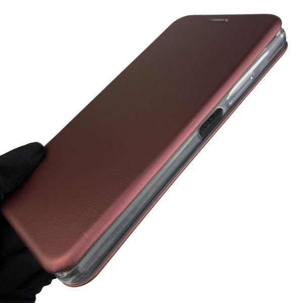 Чохол-книжка для OPPO A58 4G з підставкою на оппо а58 4г бордова 0001627 фото