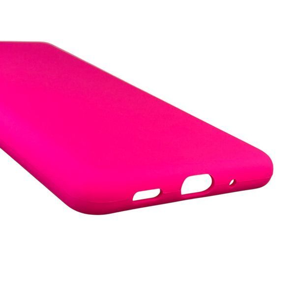 Чехол для Samsung Galaxy S20 FE (SM-G780G) силиконовый с микрофиброй нескользящий на самсунг с20 фе малиновый 0032170 фото