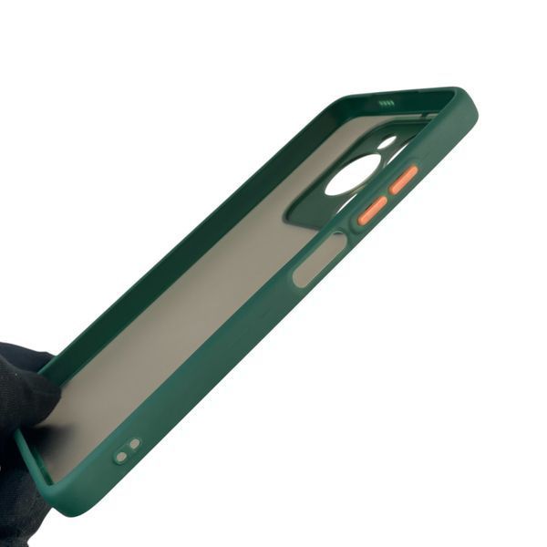 Чохол для телефона Tecno Spark 20C BG7n з високими бортами із захистом камери на техно спарк 20с темно-зелений 0026124 фото