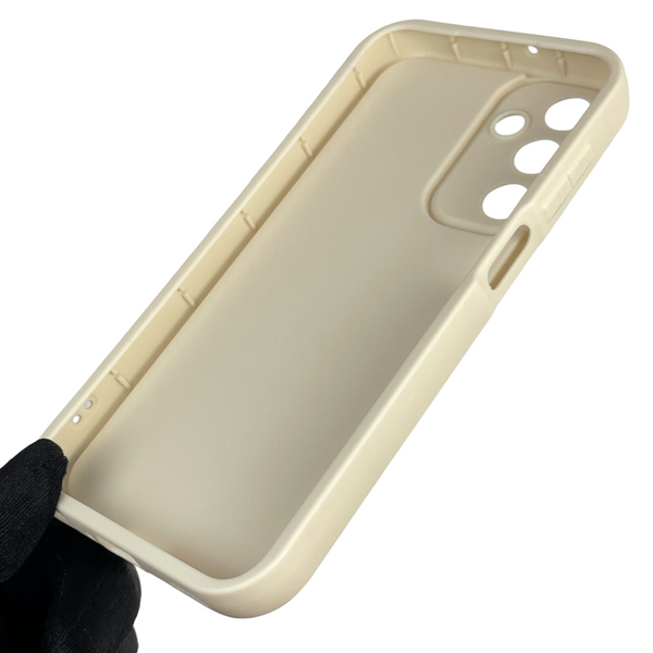 Чохол силіконовий Soft Touch з 3D принтом для Samsung Galaxy A25 5G (SM-A256B) молочний (Повний захист камери) 0040481 фото