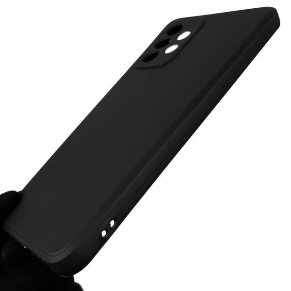 Чохол для Samsung Galaxy A52 4G SM-A525 із квадратними гранями із захистом камери на самсунг а52 4г чорний 0001285 фото