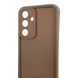 Чехол силиконовый Soft Touch для Samsung Galaxy S24 FE коричневый (Полная защита камеры) 0054098 фото 4