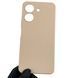Чохол для Xiaomi Redmi 13C силіконовий з мікрофіброю нековзний на сяомі редмі 13с пудровий 0032595 фото 1