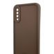 Чехол силиконовый Soft Touch для Samsung Galaxy A70 коричневый (Полная защита камеры) 0054003 фото 4