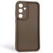Чехол силиконовый Soft Touch для Samsung Galaxy S24 FE коричневый (Полная защита камеры) 0054098 фото 1