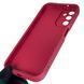 Чехол силиконовый Soft Touch с 3D принтом для Samsung Galaxy A14 4G (SM-A145F) бордовый (Полная защита камеры) 0044424 фото 4