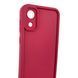 Чехол силиконовый Soft Touch для Samsung Galaxy A03 Core бордовый (Полная защита камеры) 0053953 фото 3