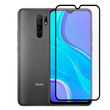 Защитное стекло для телефона Xiaomi Redmi 9 противоударное полноэкранное на сяоми редми 9 черное