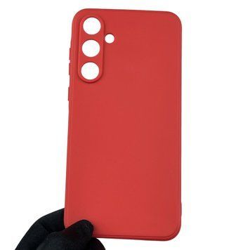 Чехол для Samsung Galaxy A55 5G (SM-A556B) с квадратными гранями с защитой камеры на самсунг а55 красный 0012613 фото