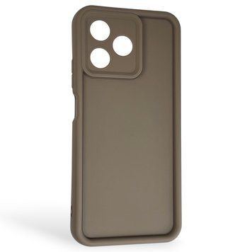 Чехол силиконовый Soft Touch для Realme C51 коричневый (Полная защита камеры) 0044205 фото