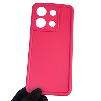 Чехол силиконовый Soft Touch для Xiaomi Redmi Note 13 4G малиновый (Полная защита камеры) 0039993 фото