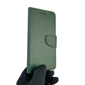 Чехол-книжка для телефона Motorola Moto G24 (PB1E0003RS) кожанная с магнитной застежкой на моторола г24 зеленая 0025231 фото