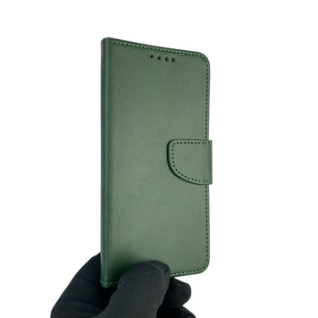 Чохол-книжка для телефона TECNO Spark Go 2024 (BG6) шкіряна з магнитною застібкою на техно спарк го 2024 зелена 0025352 фото