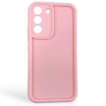 Чехол силиконовый Soft Touch для Samsung Galaxy S22 розовый (Полная защита камеры) 0054054 фото