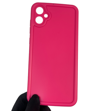 Чохол силіконовий Soft Touch для Samsung Galaxy A05 (SM-A055) малиновий (Повний захист камери) 0039494 фото
