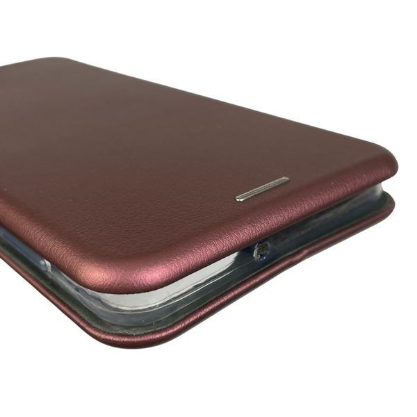 Чохол-книжка для Samsung Galaxy M32 4G SM-M325F з підставкою на самсунг м32 бордова 0002126 фото