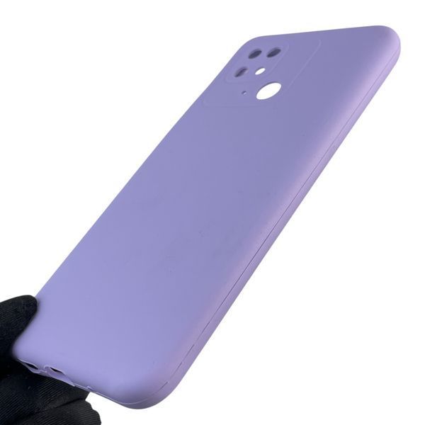 Чохол для Xiaomi POCO C40 силіконовий з мікрофіброю нековзний на сяомі поко с40 бузковий 0032454 фото