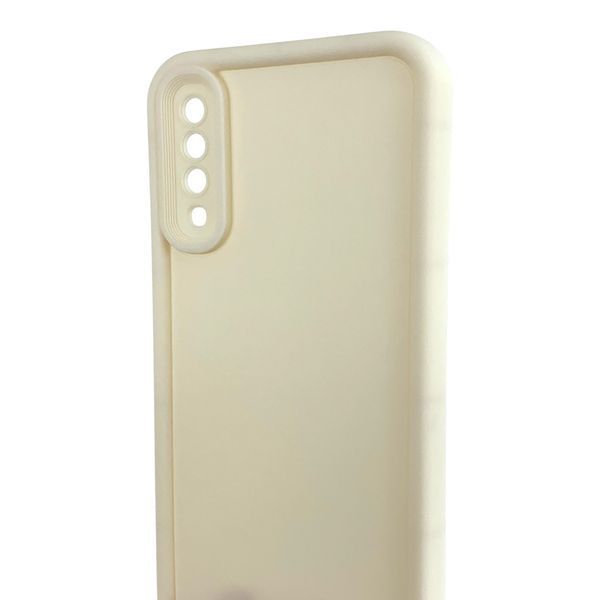 Чехол силиконовый Soft Touch для Samsung Galaxy A70 молочный (Полная защита камеры) 0054004 фото