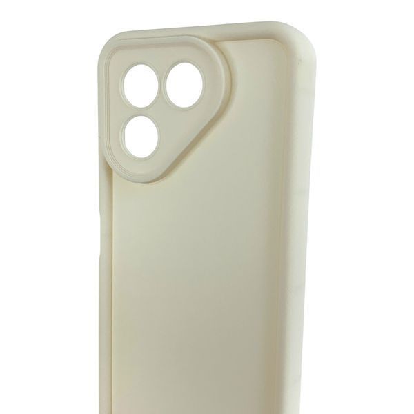 Чохол силіконовий Soft Touch для Tecno Pova 7 Neo (LJ6) молочний (Повний захист камери) 0054493 фото