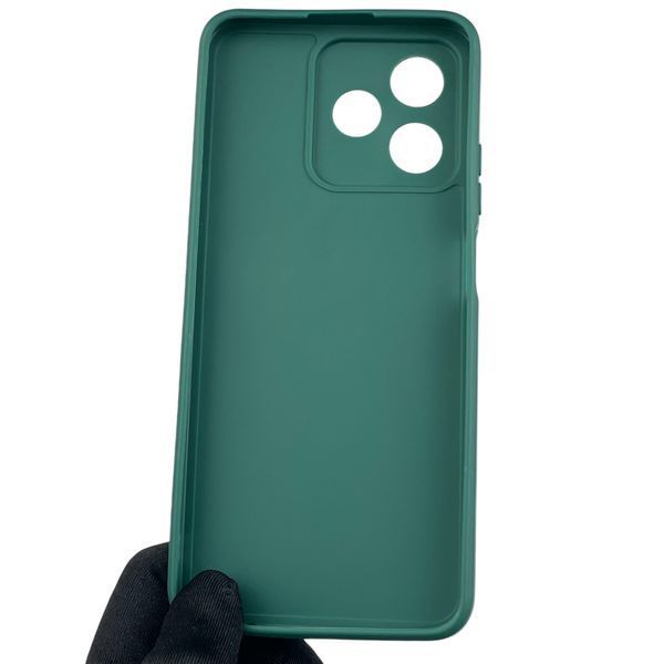 Чехол для Realme C53 с квадратными гранями с защитой камеры на реалми с53 зелёный 0012513 фото