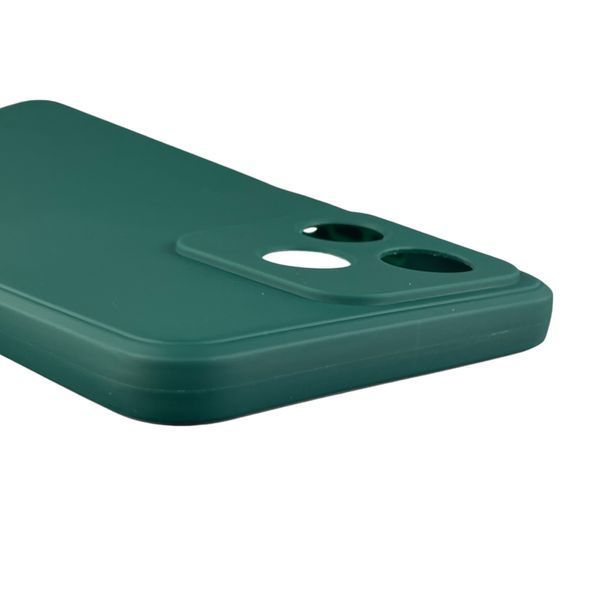 Чехол для Realme C53 с квадратными гранями с защитой камеры на реалми с53 зелёный 0012513 фото