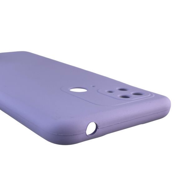 Чохол для Xiaomi POCO C40 силіконовий з мікрофіброю нековзний на сяомі поко с40 бузковий 0032454 фото