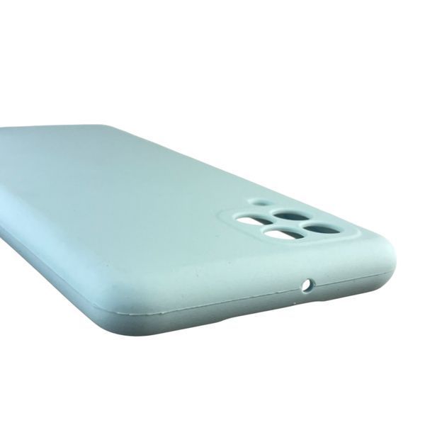 Чохол для Samsung Galaxy M22 4G (SM-M225F) силіконовий з мікрофіброю нековзний на самсунг м22 4г блакитний 0032125 фото