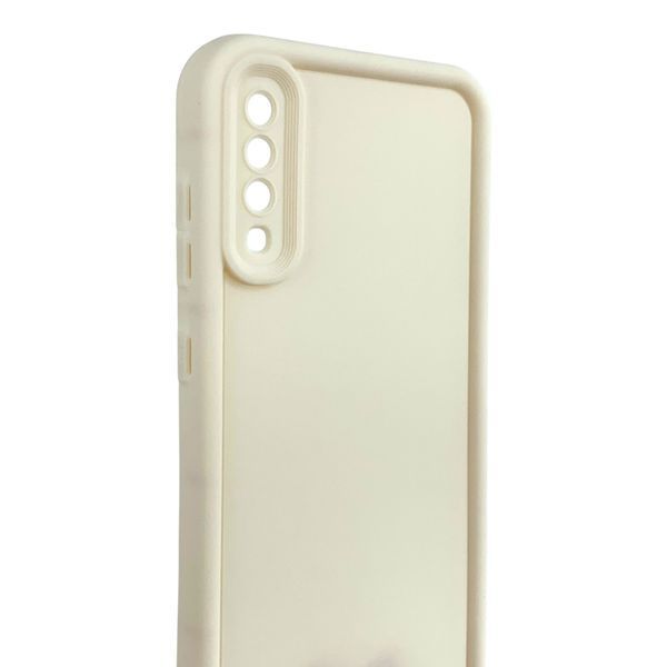 Чехол силиконовый Soft Touch для Samsung Galaxy A70 молочный (Полная защита камеры) 0054004 фото