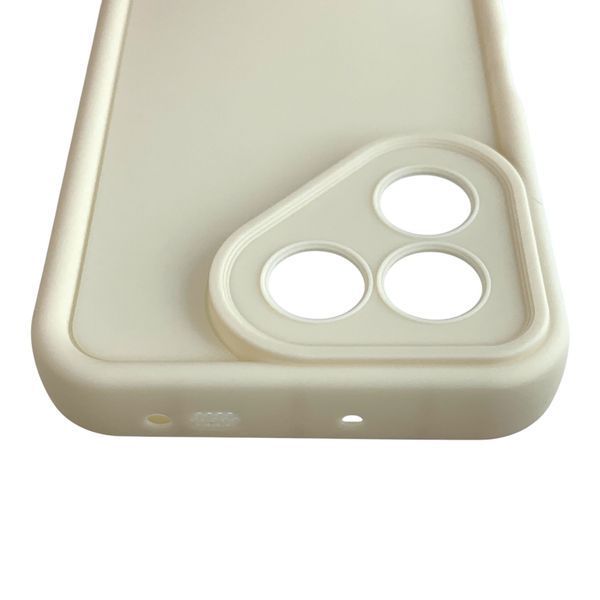 Чохол силіконовий Soft Touch для Tecno Pova 7 Neo (LJ6) молочний (Повний захист камери) 0054493 фото
