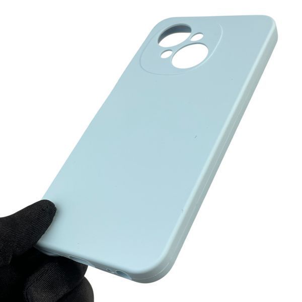 Чохол для Tecno Spark Go 2025 (KL4) силіконовий з мікрофіброю нековзний на техно спарк го 2025 блакитний 0032312 фото
