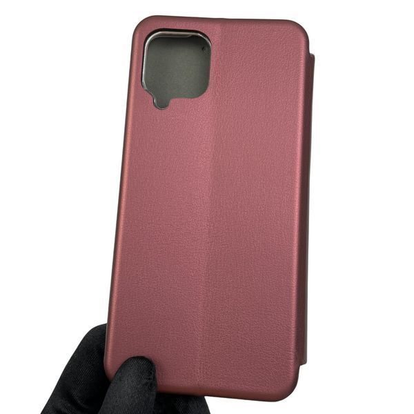 Чохол-книжка для Samsung Galaxy M32 4G SM-M325F з підставкою на самсунг м32 бордова 0002126 фото
