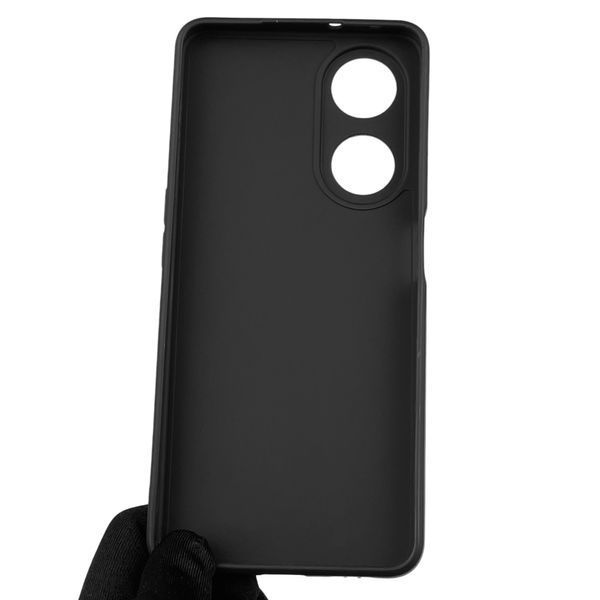 Чехол для OPPO A98 5G с квадратными гранями с защитой камеры на оппо а98 5г чёрный 0012463 фото