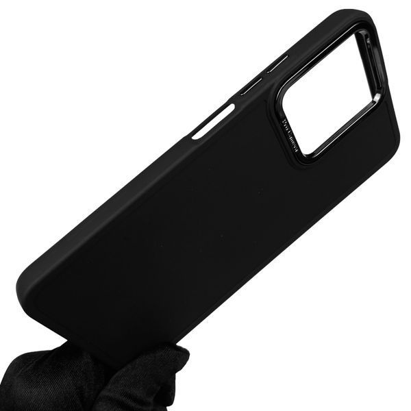 Чохол для Xiaomi Redmi Note 12 4G матовий з високими бортами з мікрофіброю на сяомі редмі нот 12 4г чорний 0002252 фото