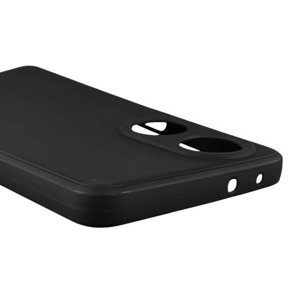 Чехол для OPPO A98 5G с квадратными гранями с защитой камеры на оппо а98 5г чёрный 0012463 фото
