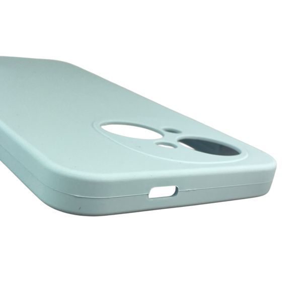 Чохол для Tecno Spark Go 2025 (KL4) силіконовий з мікрофіброю нековзний на техно спарк го 2025 блакитний 0032312 фото