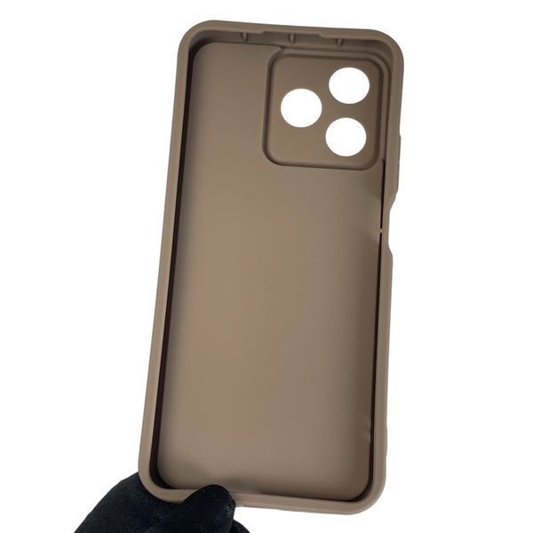 Чехол силиконовый Soft Touch для Realme C51 коричневый (Полная защита камеры) 0044205 фото